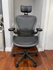 Herman Miller Aeron- Size C Fully Loaded With Headrest