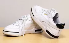 PUMA Classic Shoes Cali Athletic Sneaker Shoe White Black and Gold Size 7C