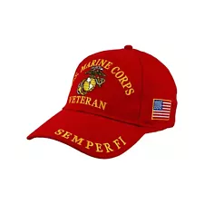 USMC Veteran Semper Fi Cap | US Marine Corps Baseball Hat | Officially Licensed