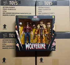 Marvel Legends Wolverine 50th LOGAN vs SABRETOOTH 2-Pack - IN STOCK ð¦ðð¨