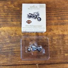 Hallmark Keepsake Ornament 1971 FX Super glide Mini 2007 NIB Harley Davidson