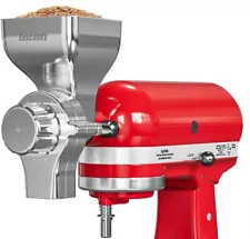 Edwoder Grain Mill for KitchenAid Attachment, Adjustable 12 Grind New