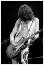 Jimmy Page Poster 24x36 Inch Live Concert Photo Rare Wall Art Print - JP05