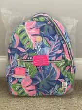 NWT Lilly Pulitzer Sport Backpack Blue Grotto Beleaf In Yourself FREE SHIPPING