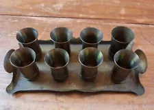 WW2 German 20mm shell case Trench Art Schnapps Set