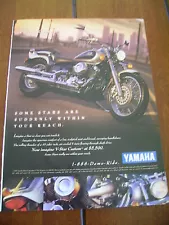 1998 YAMAHA V STAR CUSTOM ***ORIGINAL AD*** V-STAR