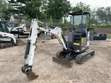 2018 Bobcat E20 Mini Excavator Backhoe Trackhoe Aux Hyd Diesel Bucket bidadoo