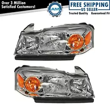 Headlight Set Left & Right For 2006-2007 Saturn Vue GM2518143 GM2519143