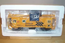 MTH PREMIER #20-91661 ONTARIO NORTHLAND EXTENDED VISION CABOOSE