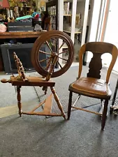 antique spinning wheel