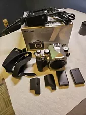 PENTAX KP CAMERA - BATTERY CHARGER - 2 BATTERIES - 64 GB SANDISK FLASH MEMORY