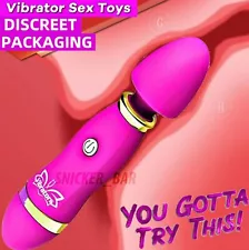 Waterproof-Vibrator-Bullet-G-Spot-Dildo-Clit-Massager-Vibe-Couple-Women-Sex-Toys