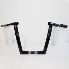 Road 6 Naked? 15" Hooked Ape Hanger Handlebars Harley Road King/ Glide 2008-2013