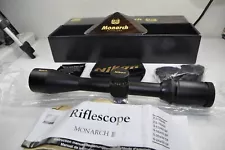 Nikon 3-12x42mm Monarch Rifle Scope ~Matte~ Brand New - Plus Accessories