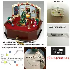 MR.CHRISTMAS ANIMATED ILLUMINATED MUSIC BOX- PART -MOTOR KIT (UNIT NOT FOR SALE)