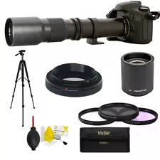 500mm 1000mm HD TELEPHOTO ZOOM LENS FOR NIKON DSLR CAMERAS D90 D80 D70 D40 D3100