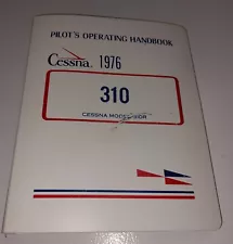 CESSNA 310 1976 Model 310R Pilot's Operating Handbook Binder