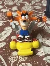 Crash Bandicoot PVC Figure Toy Taco Bell PS1 Playstation Sony Vintage 2.5”