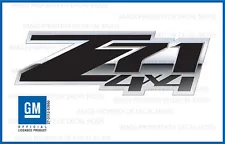 set of 2: 2007 - 2013 Chevy Silverado Z71 4x4 Decals - FSBLK 3D - Black Stickers (For: More than one vehicle)