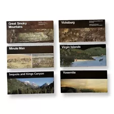 1982-2004 Lot Of 6 National Park Service Brochure/Maps