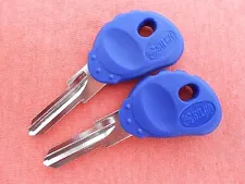 2 BUELL BLAST FIREBOLT LIGHTNING ULYSSES MOTORCYCLE KEY BLANKS BUELL BLUE KEYS