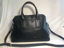 SALE! - Kate Spade Black, New York Southport Jenny Satchel, Pebbled Leather, Bag