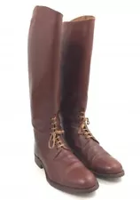 Great War Era British Officers Field leather long boots, All size Available .