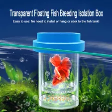 Fish Breeding Isolation Box for Aquarium Tank Fry Hatchery Incubator Breeder Box