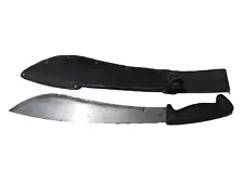 18" Long MACHETE Taiwan Black Handle