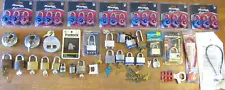 Lot of (48) Padlocks w/Keys, Combination Locks & More - Master Lock, Brinks