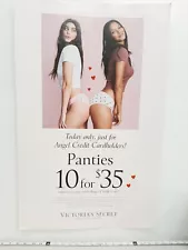 VICTORIA SECRET'S STORE DISPLAY POSTER, 18 X 29'' #F743