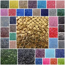 4 mm CUBE Miyuki Square Japanese Seed Beads 20g #150-290