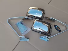 80-96 Ford F150 F250 Bronco OE Side View Mirrors PAIR (**READ!**) (For: 1984 Ford F-250)