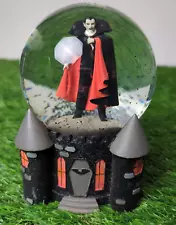 Dracula Castle Halloween Snow Globe Decoration