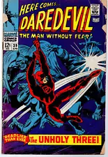 Daredevil #39 Stilt-Man Cover 1969 Marvel Comics Silver Age Fair to Good