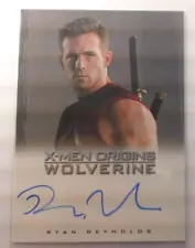 DEADPOOL Wolverine XMen Movie RYAN REYNOLDS as Wade Wilson AUTOGRAPH Card ðDeal