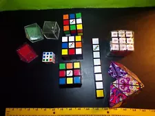 Rubik's Cube Puzzles LOT of 10 Mind Twisters AND MORE