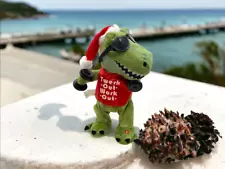 Funny Twerking Christmas Dinosaur Animated Dances & Sings 13" Plush T-rex