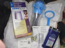 OMNI U25 WHOLE HOUSE WATER FILTER UNUSED WITH 2 XTRA T01-DS NEW FILTERS