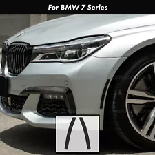 For 2016-2022 Bmw 7 Series Smoke Vinyl Decals Front Side Markers 740i 750i 745eX (For: 2016 740i)