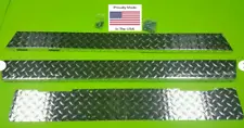 YAMAHA GOLF CART-DIAMOND PLATE ROCKERS G2-G9 Rocker panels & kick Made in USA