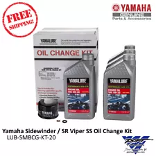 Yamaha Sidewinder / SR Viper Semi-Synthetic Oil Change Kit RTX LTX XTX MTX SRX (For: Yamaha)