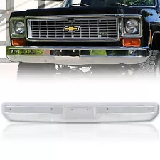 Chrome Bumper w/ Mounting Holes for 73 74 76 77 78 79 80 Chevy GMC Pickup Truck