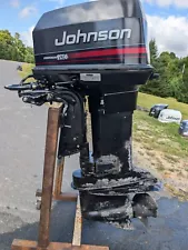 1994 100 HP Johnson 2 Stroke 25" Outboard Motor XL Commercial Clean