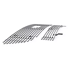 Fits 2001-2003 Ford F-150 Harley Davidson Stainless Chrome Billet Grille Combo