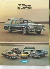 1977 Chevrolet Station Wagon Brochure: Caprice, Impala, Malibu, Chevelle, Vega