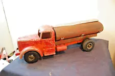 Vintage Smith Miller Mack tanker truck for restoration or parts wood tank wow!