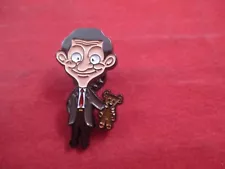 Mr. Bean with Teddy Bear Pin Pinback