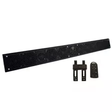 Wet Sounds Stealth 10 ULTRA HD All-in-one Amplified Soundbar with Remote - Black