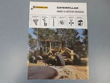 Caterpillar G Series Motor Grader Brochure 16 Page (16G 14G 12G 120G 130G 140G)